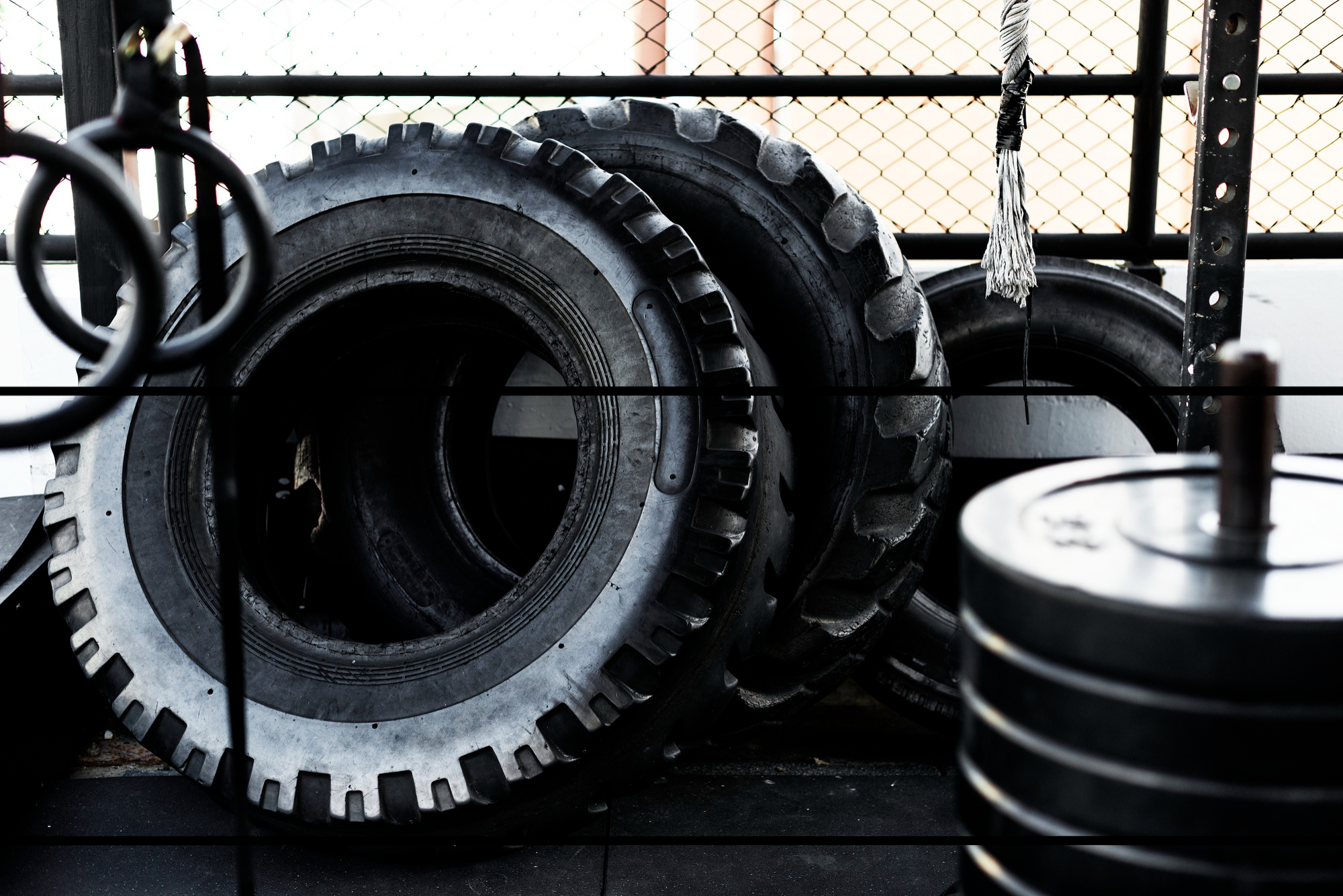 Car with tyres