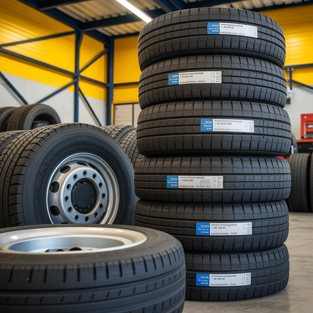 Car with tyres